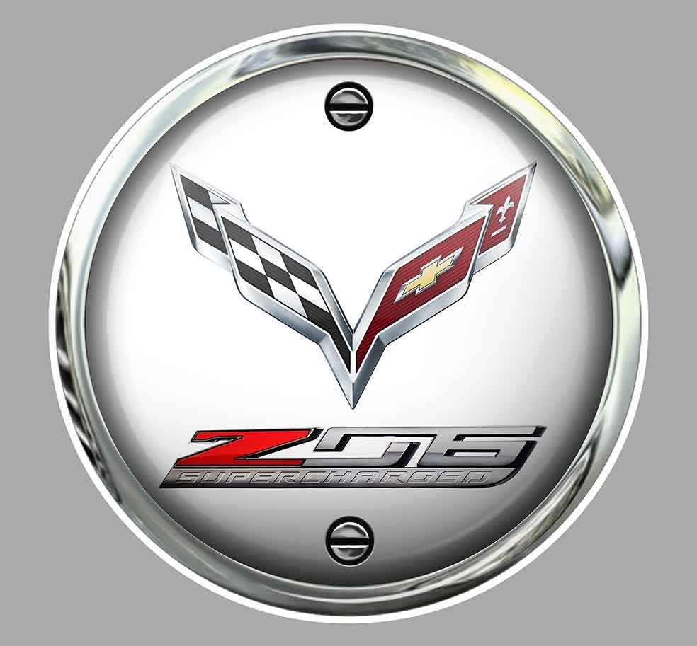 STICKER CHEVROLET CORVETTE - CB124