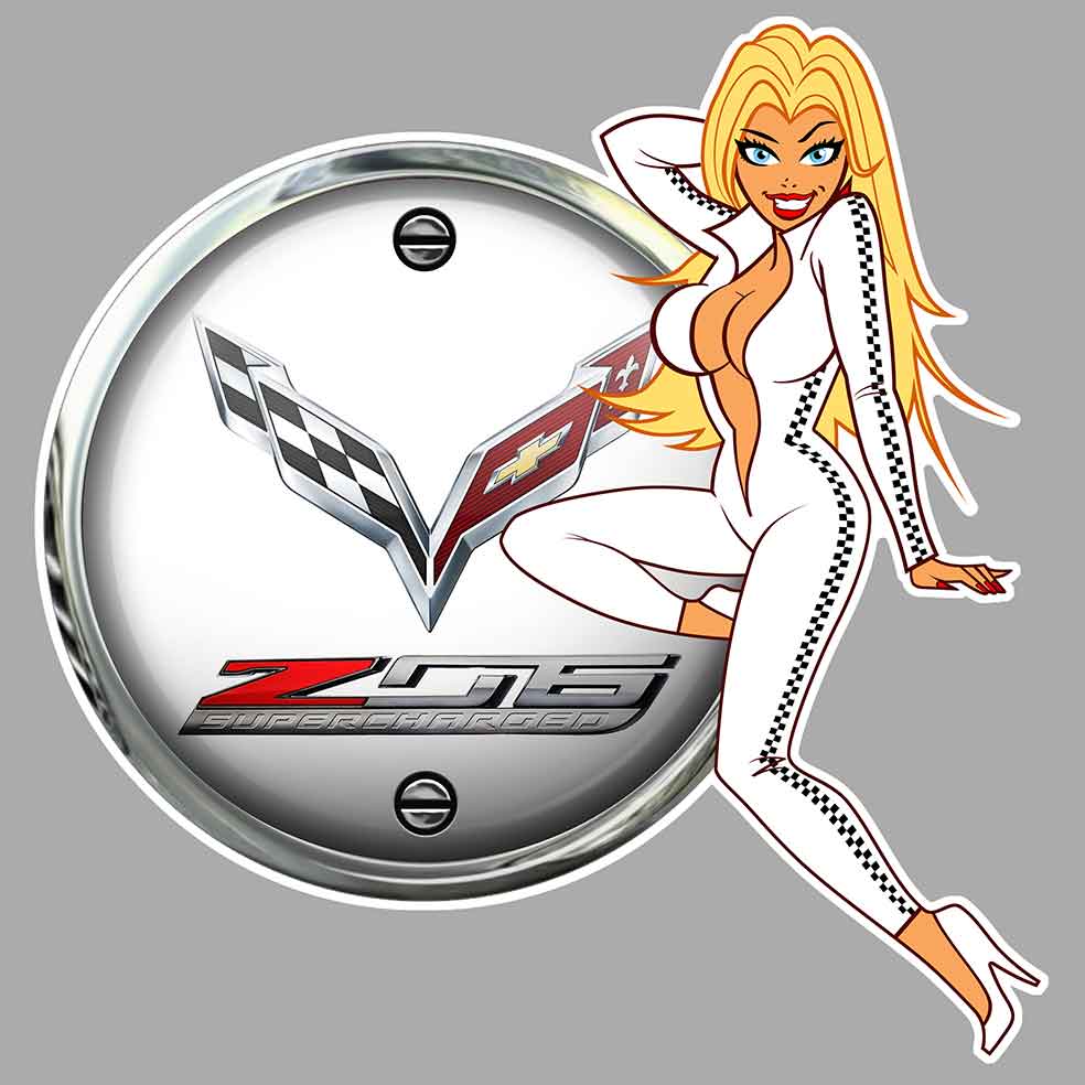 STICKER CHEVROLET CORVETTE - CB126