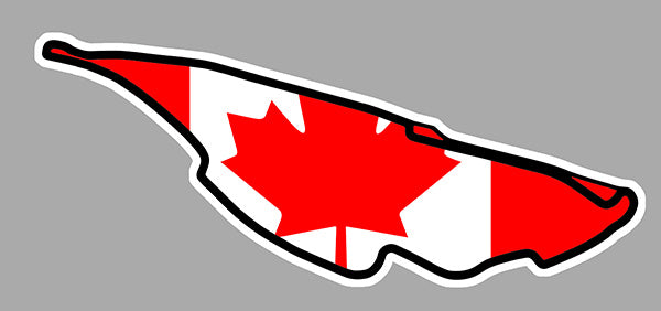 STICKER CIRCUIT GILLES VILLENEUVE MONTREAL CANADA - CD040