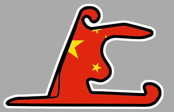 STICKER CIRCUIT CHINE SHANGAI - CD041