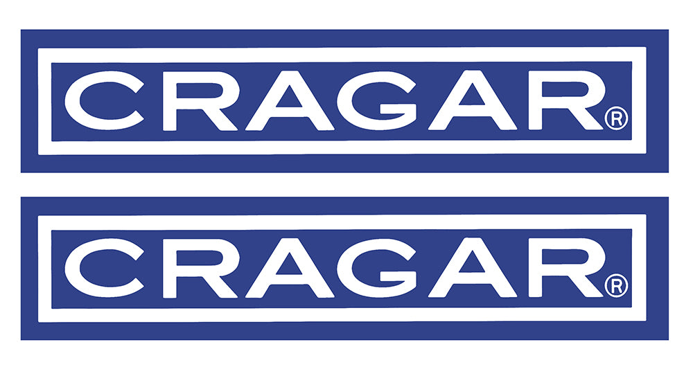 2 X STICKER CRAGAR - CE010