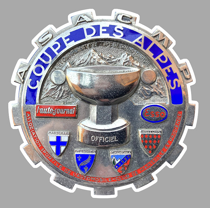 STICKER CIRCUIT RALLYE COUPE DES ALPES - CE099