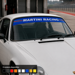BANDE PARE SOLEIL PARE-BRISE MARTINI RACING - Ref : PS005-1