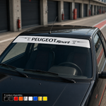 BANDE PARE SOLEIL PARE-BRISE PEUGEOT SPORT - Ref : PS006-1