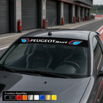 BANDE PARE SOLEIL PARE-BRISE PEUGEOT SPORT - Ref : PS006-2