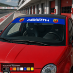 BANDE PARE SOLEIL PARE-BRISE FIAT 500 ABARTH - Ref : PS007-4