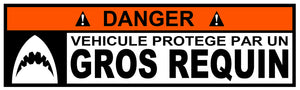 STICKER ATTENTION DANGER REQUIN - DA070