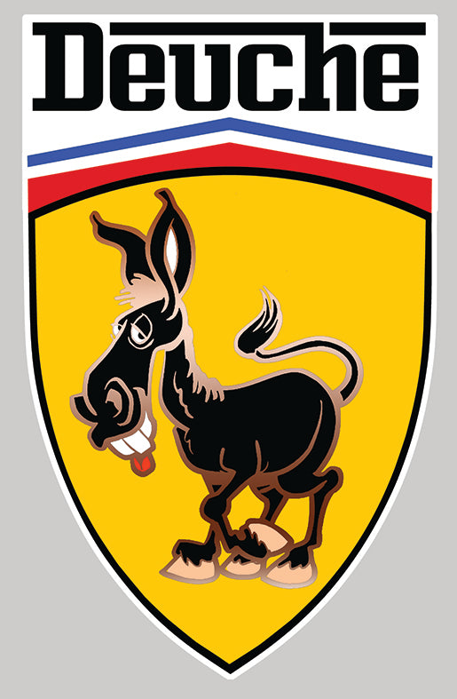Aufkleber Citroën Deuche 2CV DA124 – Selbstklebender Aufkleber
