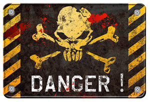 STICKER ATTENTION DANGER DE MORT - DA149