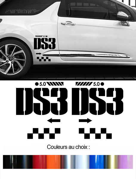 2 X STICKER CITROEN DS3 - DA181