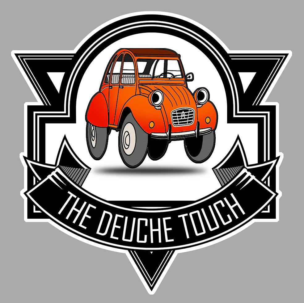 STICKER THE 2CV DEUCHE TOUCH - DA185