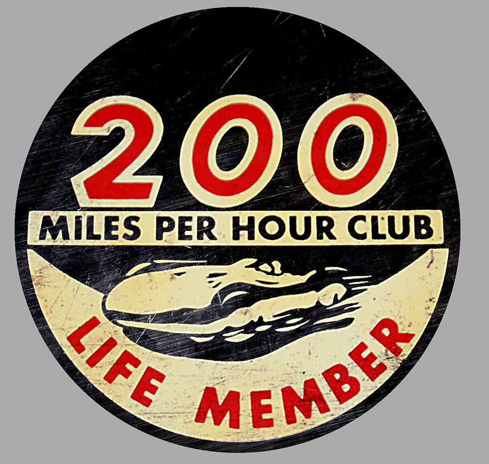 STICKER CIRCUIT 200 MILES CLUB MEMBER - DA205