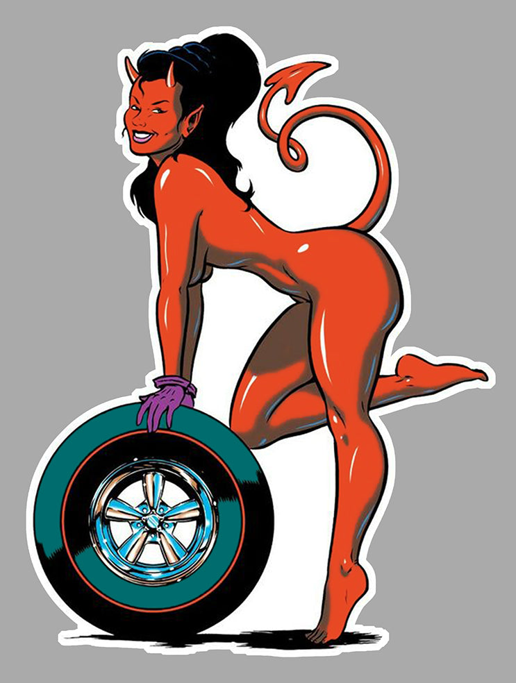 STICKER PINUP DIABLESSE - DB026