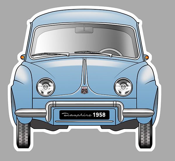 STICKER RENAULT DAUPHINE - DB072