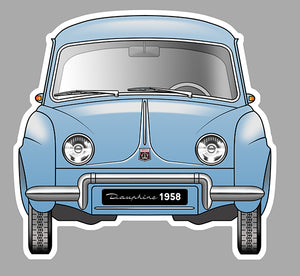STICKER RENAULT DAUPHINE - DB072