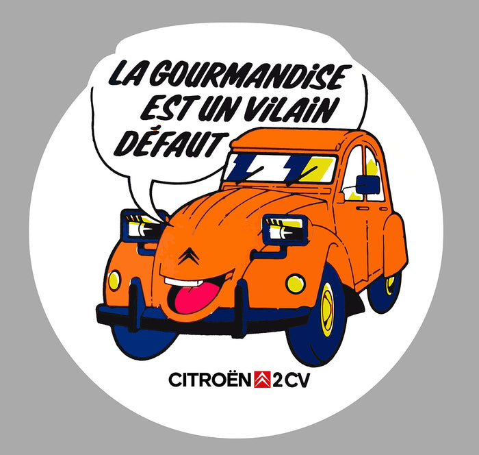 Aufkleber Citroën Deuche 2CV Mehari DB141