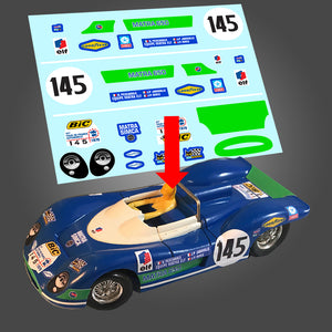 STICKERS POUR MATRA 650 #145 REF DCS003