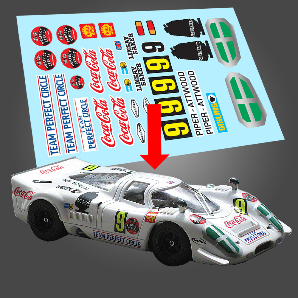 STICKERS POUR PORSCHE 917 KYALAMI PIPER REF DCS036