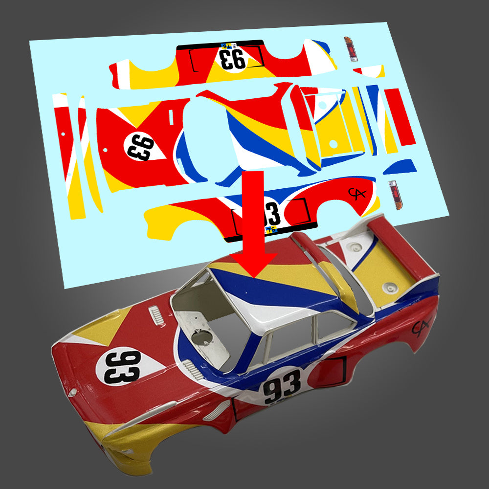 Stickers pour bmw 3.0 csl ref dcs051