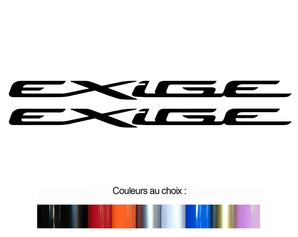 2 X STICKER LOTUS EXIGE - EA184