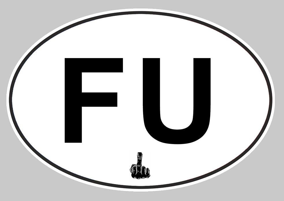STICKER DOIGT D'HONNEUR FUCK - FA117