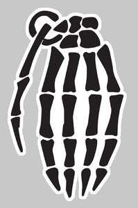 STICKER ATTENTION DANGER GRENADE - GA032