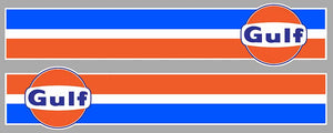 2 X STICKER GULF - GA178