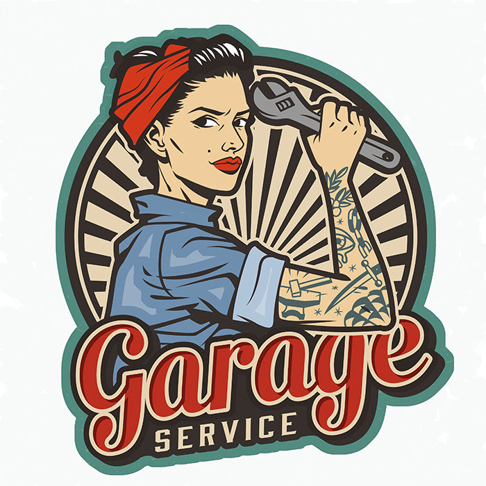 STICKER PINUP GARAGE - GB050