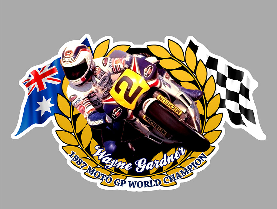 STICKER CONTINENTAL CIRCUS GARDNER HONDA - GB061