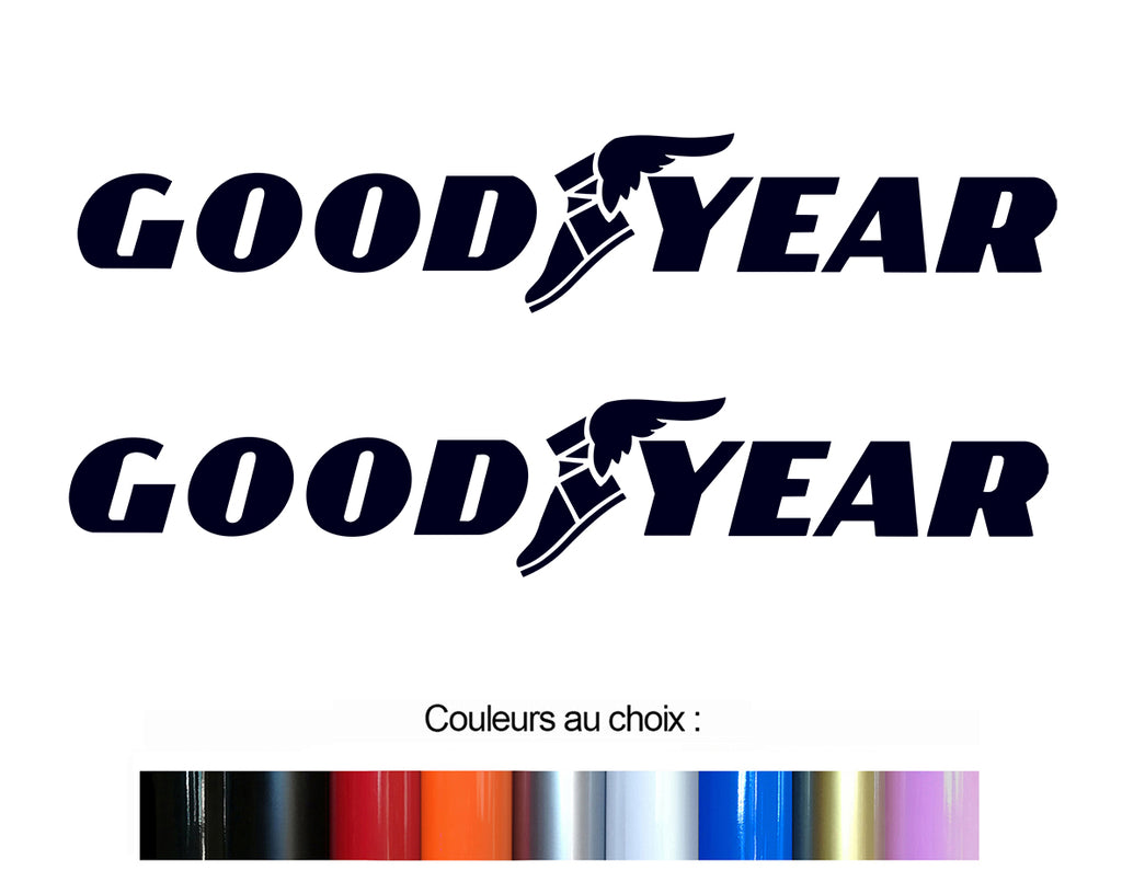 2 X STICKER GOODYEAR - GB066
