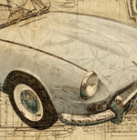 ART PRINT "DA VINCI" - TRIUMPH SPITFIRE GT6 - Ref : DV022