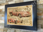 ART PRINT "DA VINCI" - FERRARI GTO - Ref : DV023