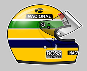 STICKER AYRTON SENNA - HA042