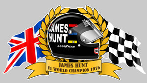 STICKER JAMES HUNT - HA048