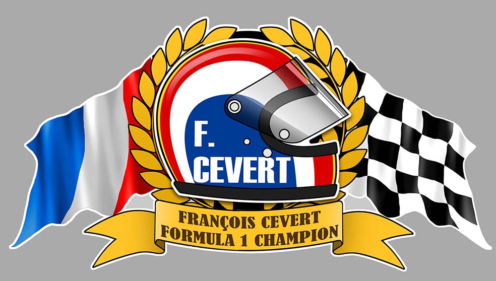 STICKER FRANCOIS CEVERT - HA051