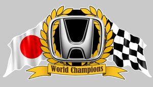 Sticker Honda HA055 – Adesivo autoadesivo