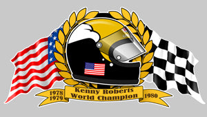 STICKER CONTINENTAL CIRCUS ROBERTS - HA059