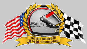 STICKER MARIO ANDRETTI - HA063