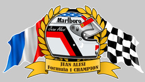 STICKER JEAN ALESI - HA092