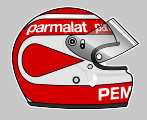 STICKER NELSON PIQUET - HA093