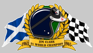 STICKER JIM CLARK - HA097