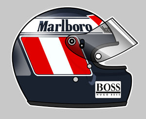 STICKER GERHARD BERGER - HA123