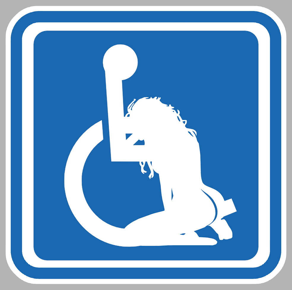 STICKER HANDICAPE - HA158