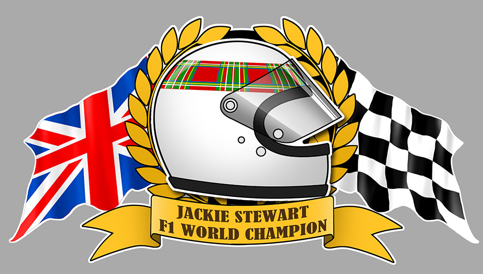 STICKER JACKIE STEWART - HA163