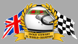 STICKER JACKIE STEWART - HA163