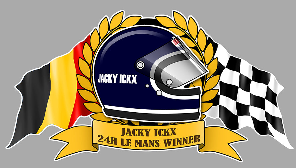 STICKER JACKY ICKX - HA164