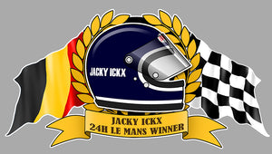 STICKER JACKY ICKX - HA164