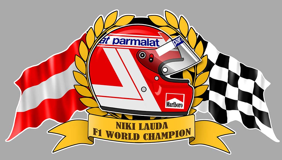 STICKER NIKI LAUDA - HA165