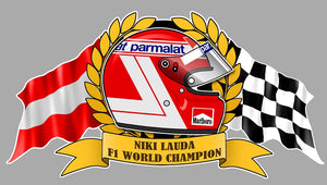 STICKER NIKI LAUDA - HA165