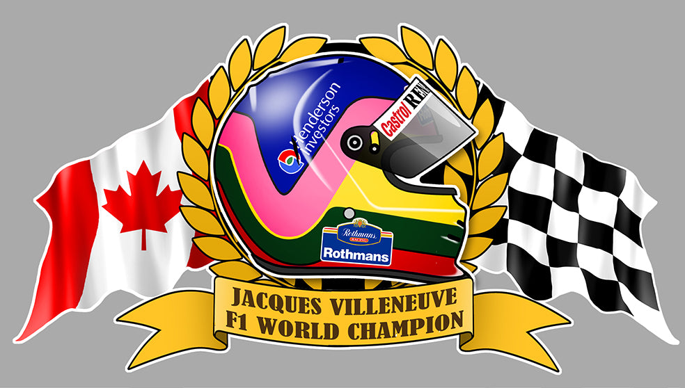 STICKER JACQUES VILLENEUVE - HA171